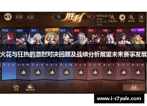 火花与狂热的激烈对决回顾及战绩分析展望未来赛事发展